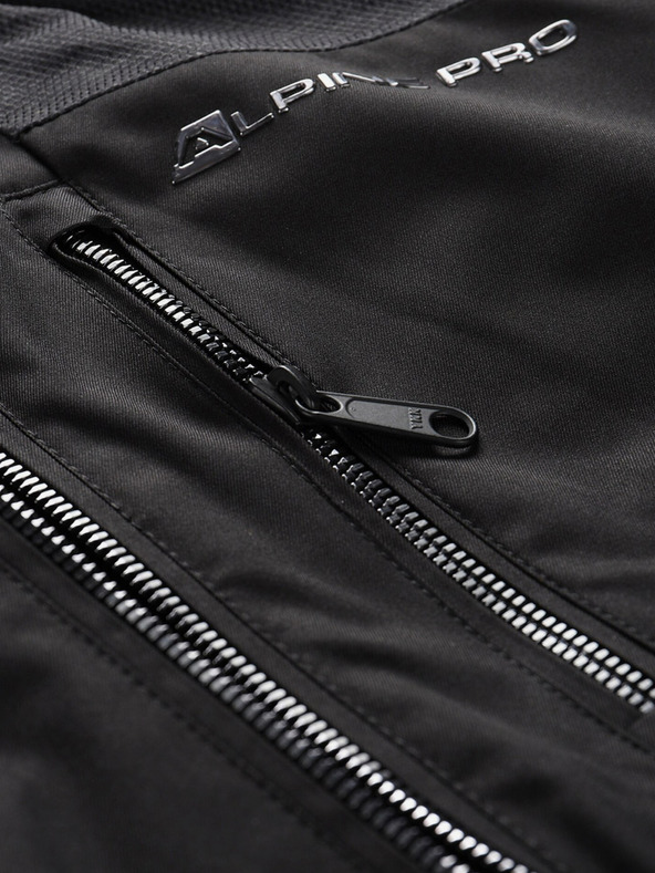 ALPINE PRO Černá pánská lyžařská bunda ALPINE PRO Olad
