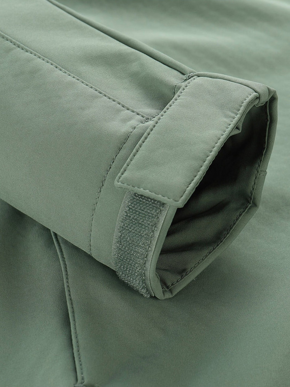 ALPINE PRO Zelená pánská softshellová bunda ALPINE PRO Hoor