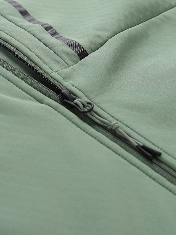 ALPINE PRO Zelená pánská softshellová bunda ALPINE PRO Hoor