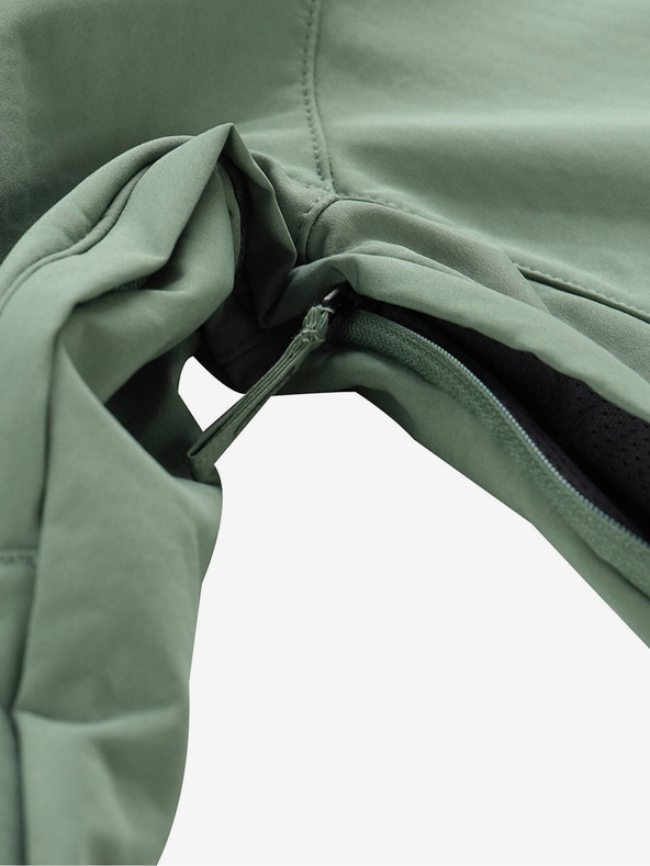 ALPINE PRO Zelená pánská softshellová bunda ALPINE PRO Hoor