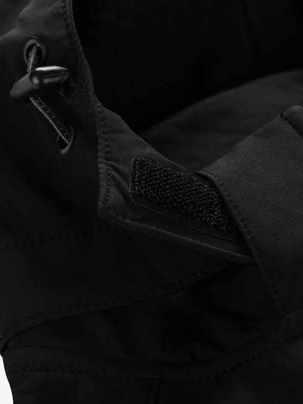 ALPINE PRO Černá pánská softshellová bunda ALPINE PRO Hoor