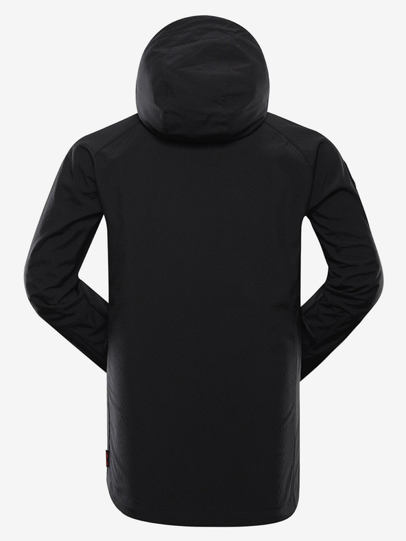 ALPINE PRO Černá pánská softshellová bunda ALPINE PRO Hoor