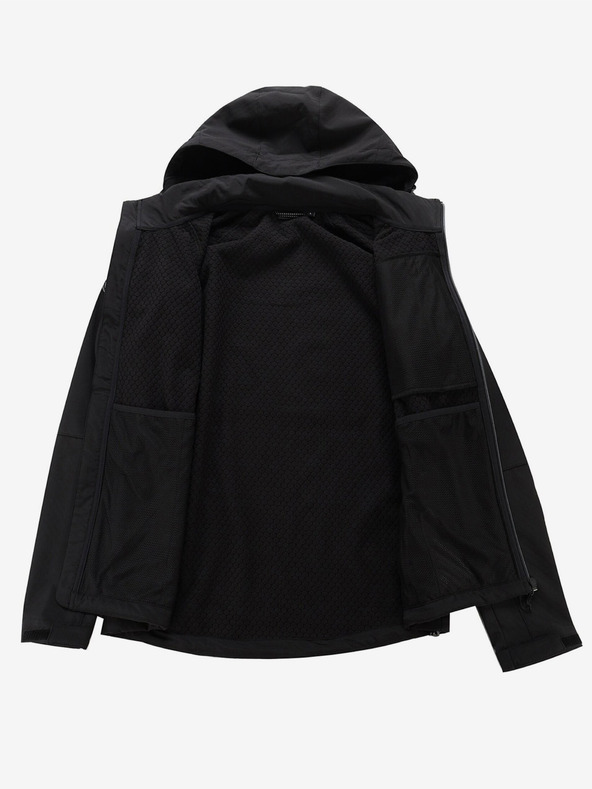 ALPINE PRO Černá pánská softshellová bunda ALPINE PRO Hoor