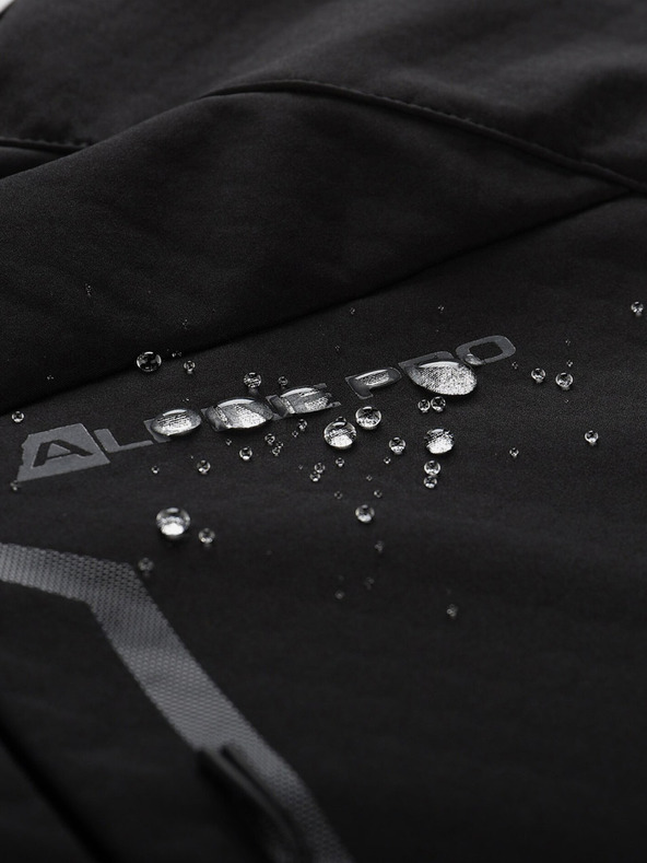 ALPINE PRO Černá pánská softshellová bunda ALPINE PRO Hoor