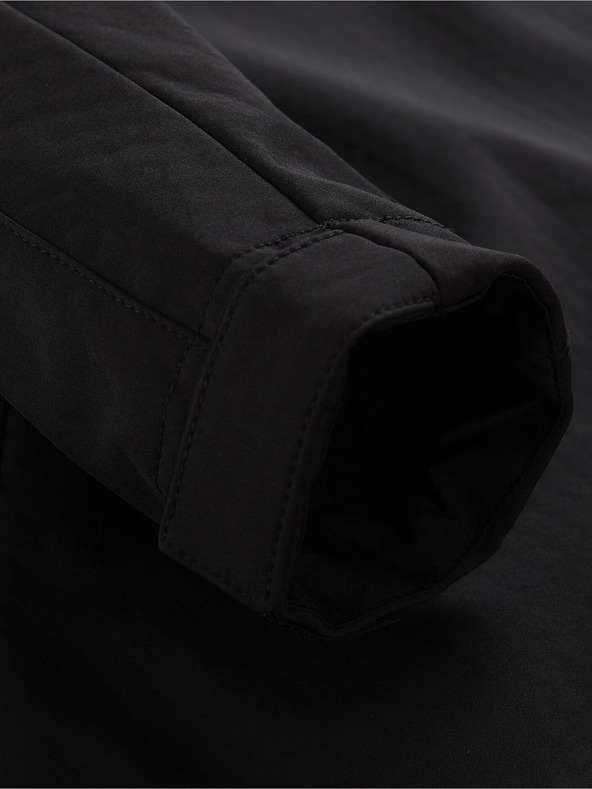 ALPINE PRO Černá pánská softshellová bunda ALPINE PRO Hoor