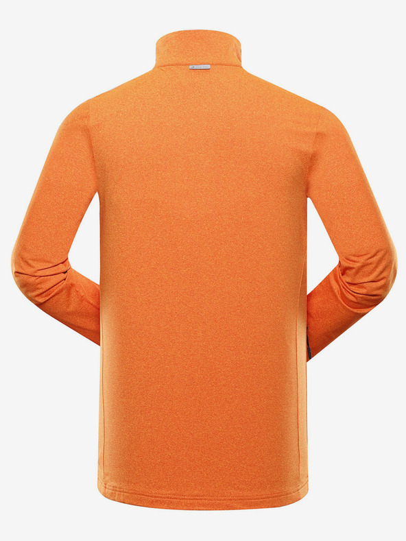 ALPINE PRO Oranžová pánská sportovní mikina ALPINE PRO Goll