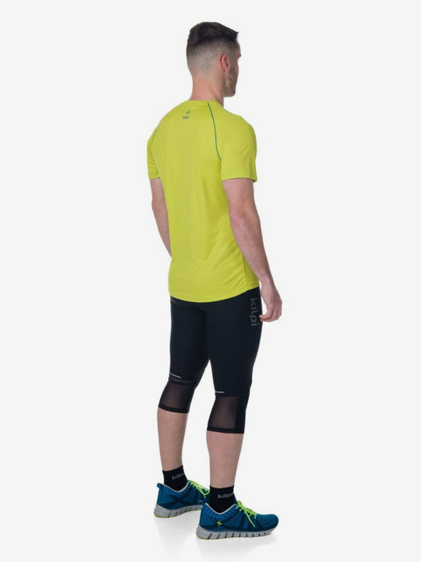 Kilpi Černé pánské běžecké 3/4 legíny Kilpi TERRY-M