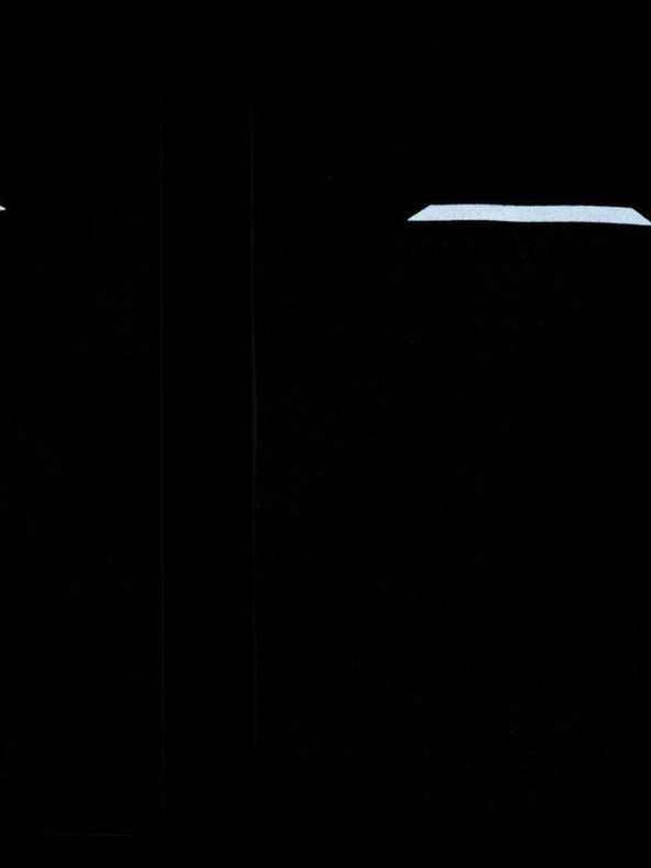 Kilpi Černé pánské běžecké 3/4 legíny Kilpi TERRY-M