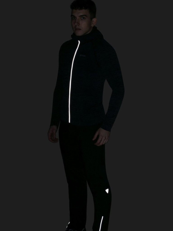 Kilpi Tmavě šedá pánská žíhaná mikina Kilpi HADSON-U