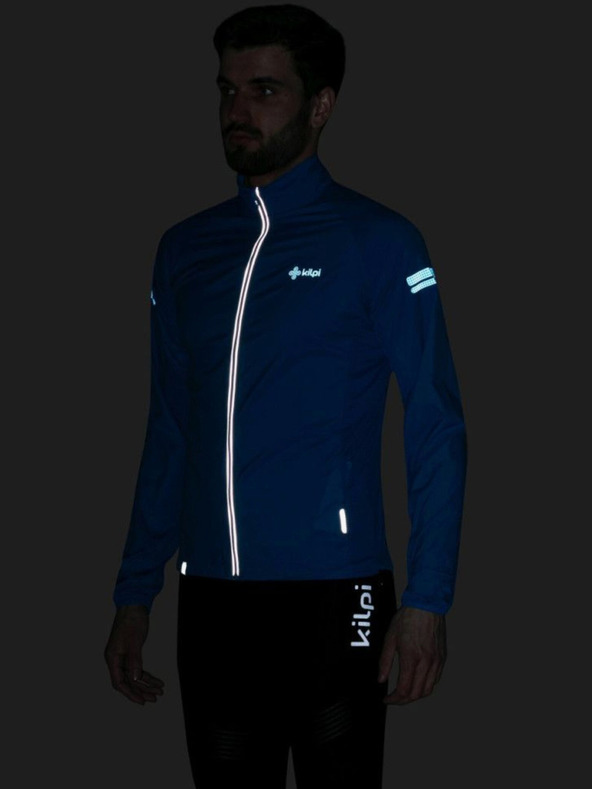 Kilpi Modrá pánská lehká běžecká bunda Kilpi TIRANO-M