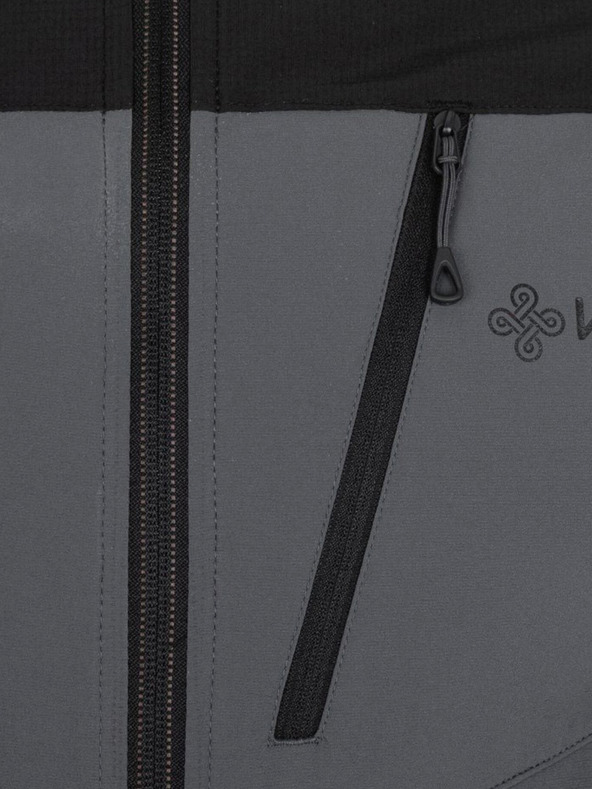 Kilpi Tmavě šedá pánská softshellová bunda Kilpi Neatril-M