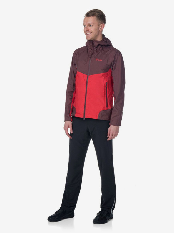 Kilpi Červená pánská sportovní bunda Kilpi Hurricane-M