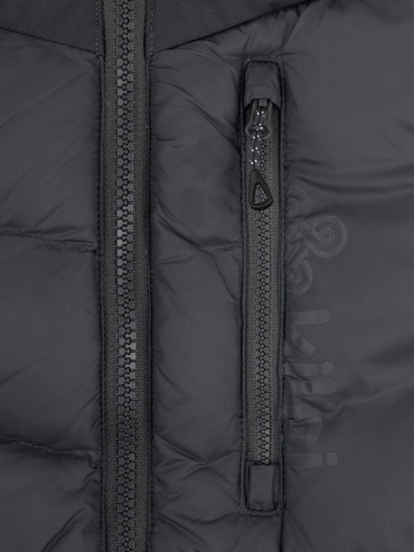 Kilpi Tmavě šedá pánská péřová bunda Kilpi Guus-M