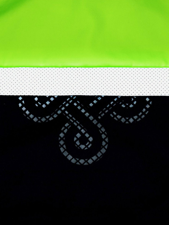 Kilpi Černo-žlutá pánská softshellová bunda na kolo Kilpi Nereto-M