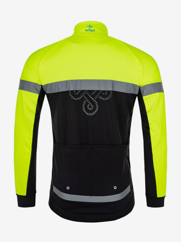 Kilpi Černo-žlutá pánská softshellová bunda na kolo Kilpi Nereto-M