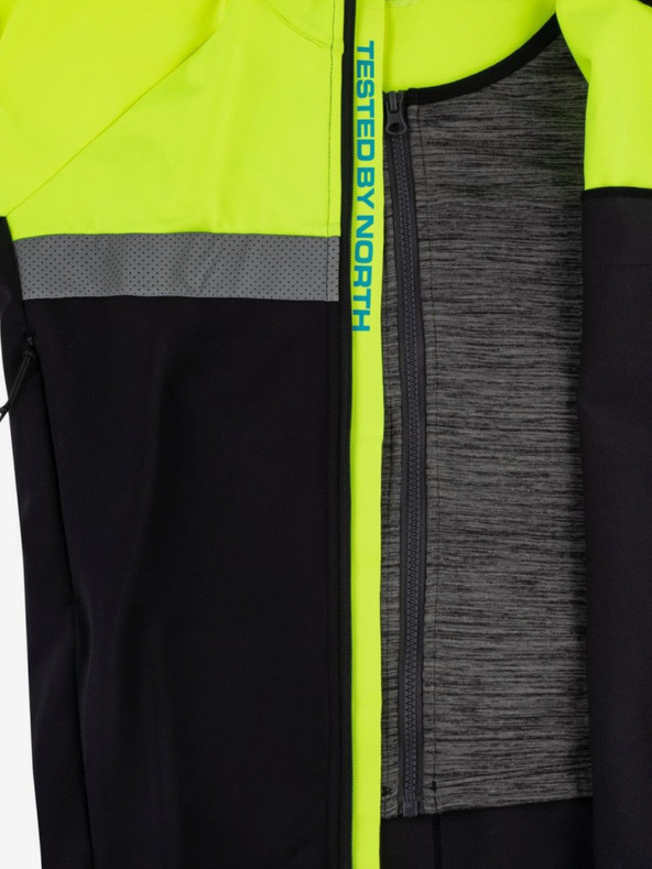 Kilpi Černo-žlutá pánská softshellová bunda na kolo Kilpi Nereto-M