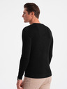 Ombre Clothing Černý pánský svetr Ombre Clothing