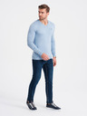 Ombre Clothing Světle modrý pánský svetr Ombre Clothing