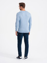 Ombre Clothing Světle modrý pánský svetr Ombre Clothing