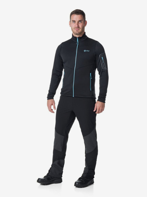 Kilpi Pánská funkční mikina Kilpi TEAM FLEECE-M Černá