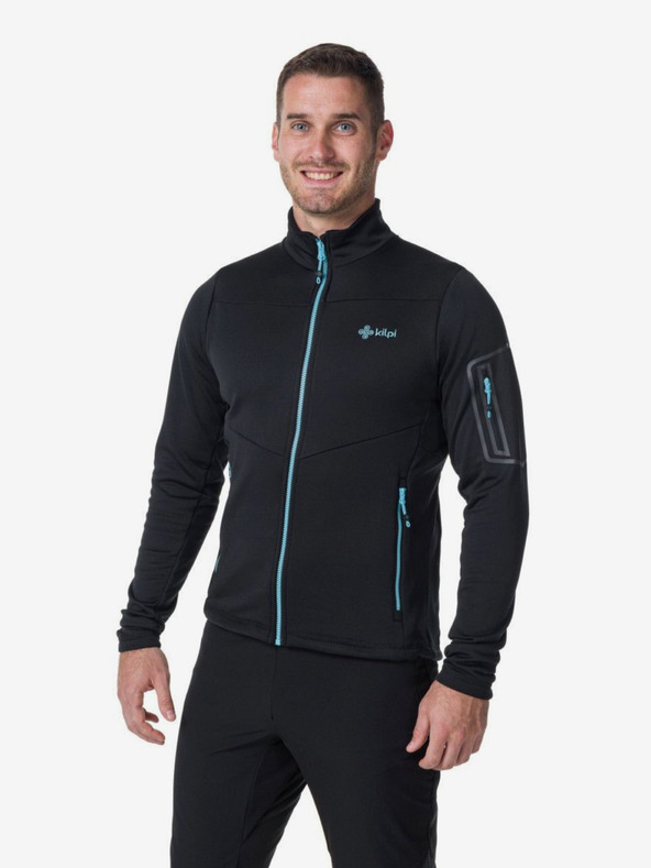 Kilpi Pánská funkční mikina Kilpi TEAM FLEECE-M Černá