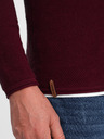 Ombre Clothing Vínový pánský svetr Ombre Clothing