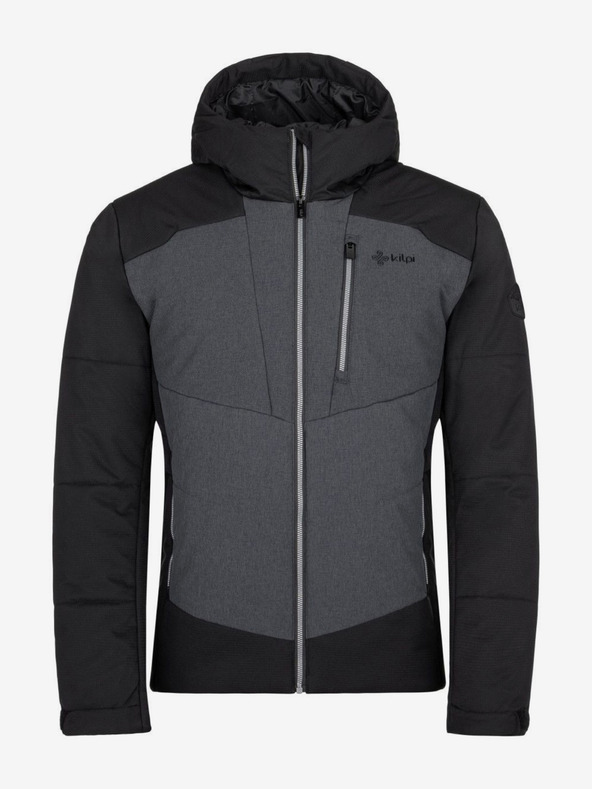 Kilpi Šedo-černá pánská zimní bunda Kilpi Torres-M