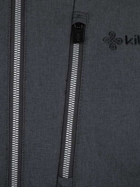 Kilpi Šedo-černá pánská zimní bunda Kilpi Torres-M