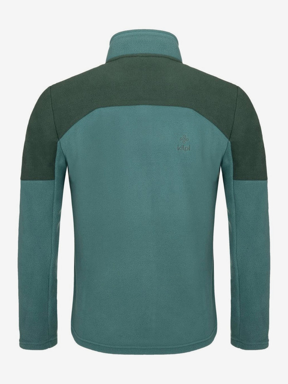 Kilpi Tmavě zelená pánská fleecová mikina Kilpi Glander-M