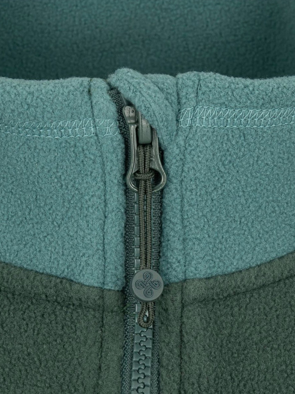 Kilpi Tmavě zelená pánská fleecová mikina Kilpi Glander-M