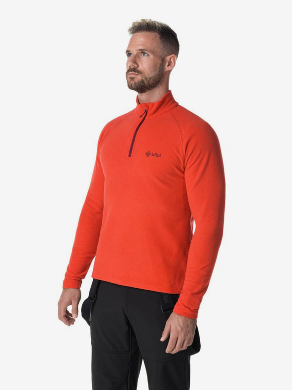 Kilpi Červená pánská fleecová mikina Kilpi Almeri-M