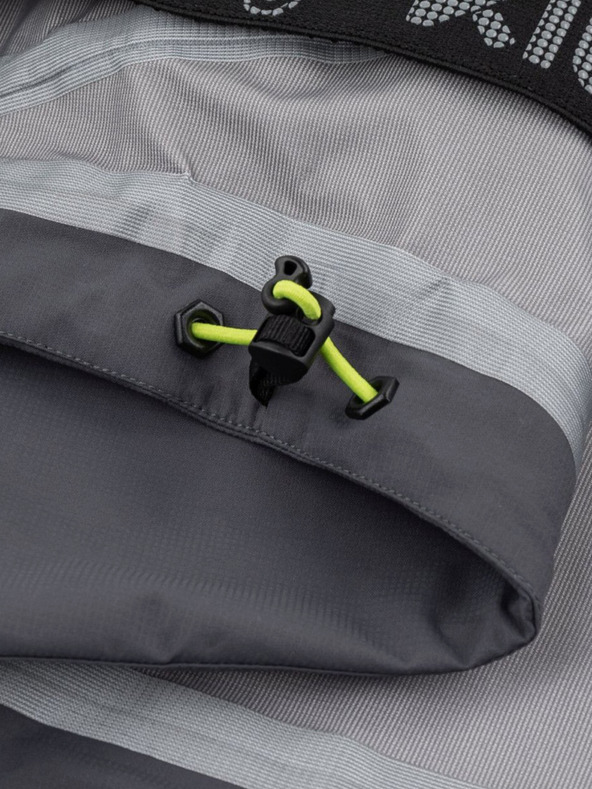 Kilpi Tmavě šedá pánská outdoorová nepromokavá bunda Kilpi HASTAR-M