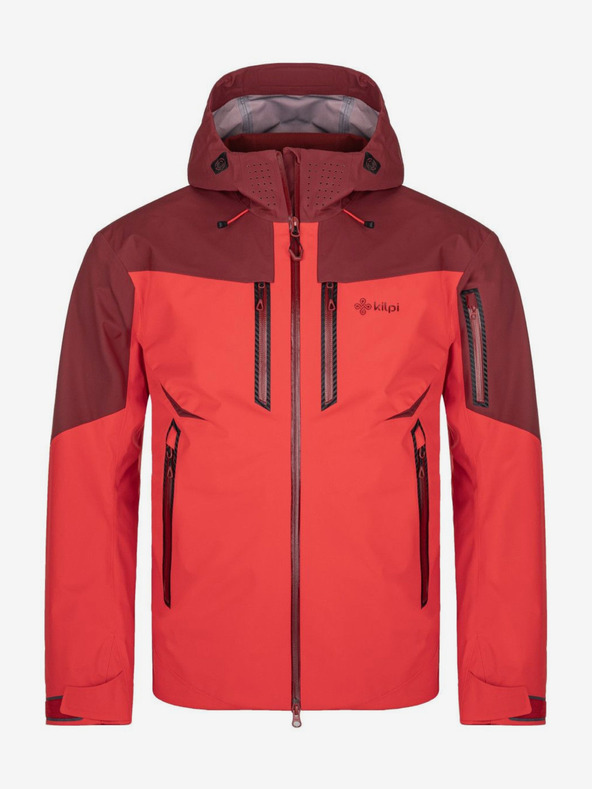 Kilpi Červená pánská outdoorová nepromokavá bunda Kilpi HASTAR-M