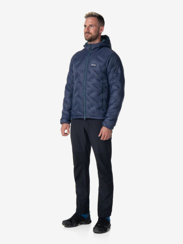 Kilpi Tmavě modrá pánská péřová bunda Kilpi Albert-M