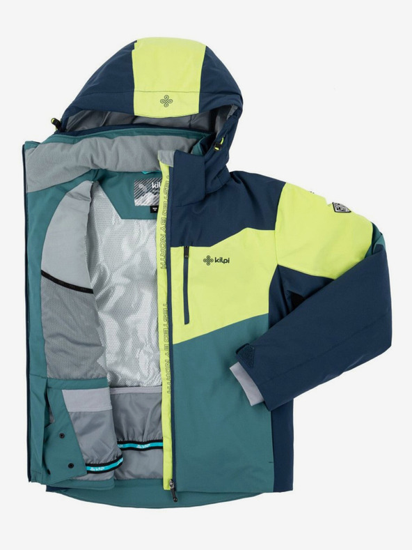 Kilpi Zeleno-modrá pánská lyžařská bunda Kilpi Sion-M