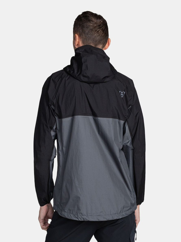 Kilpi Černo-šedá pánská sportovní bunda Kilpi Hurricane-M