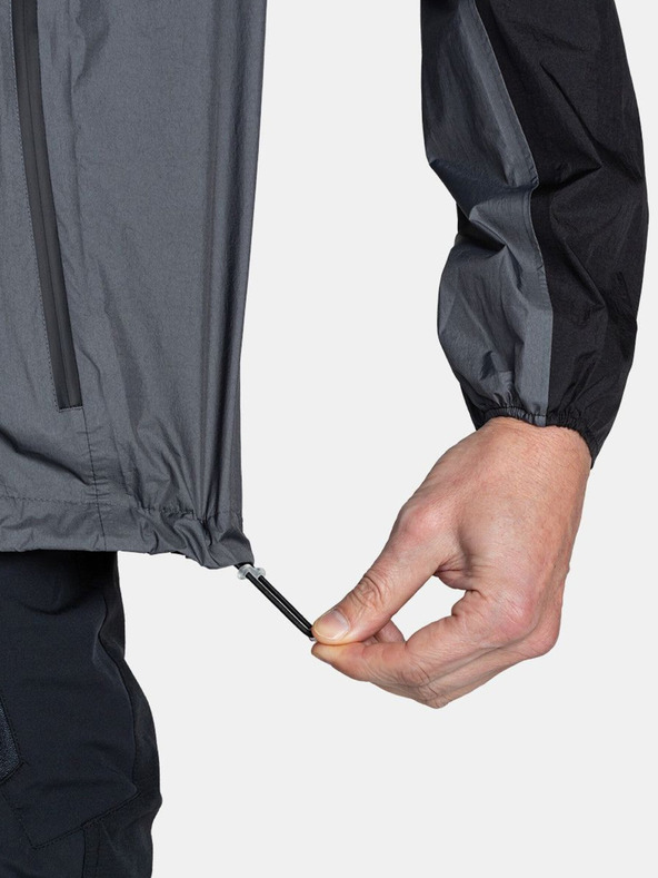 Kilpi Černo-šedá pánská sportovní bunda Kilpi Hurricane-M