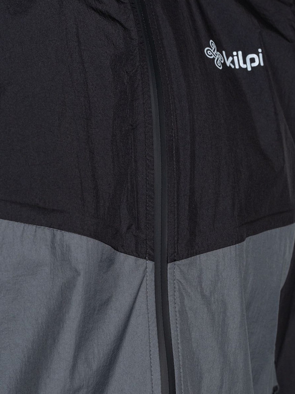Kilpi Černo-šedá pánská sportovní bunda Kilpi Hurricane-M