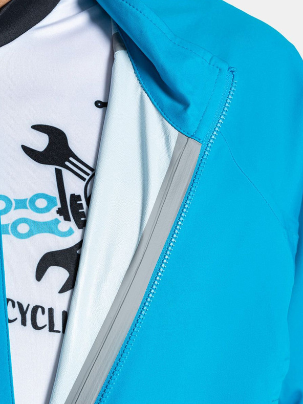 Kilpi Modrá pánská cyklistická bunda Kilpi Rainar-M