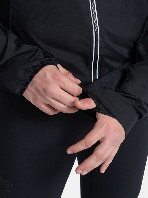 Kilpi Černá pánská lehká běžecká bunda Kilpi TIRANO-M