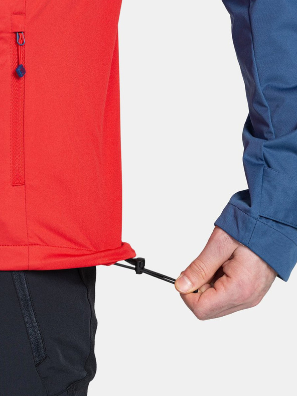 Kilpi Modro-červená pánská lehká softshelová bunda Kilpi BELTRA-M