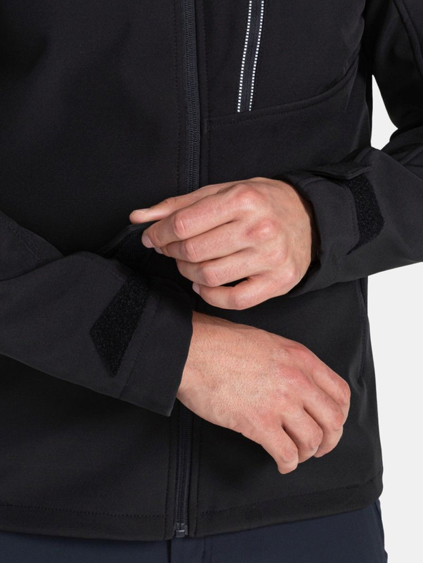 Kilpi Černá pánská softshelová bunda Kilpi RAVIO-M