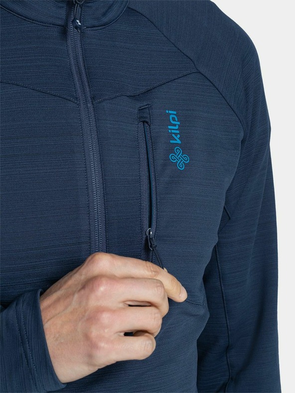 Kilpi Tmavě modrá pánská sportovní mikina Kilpi Montale-M