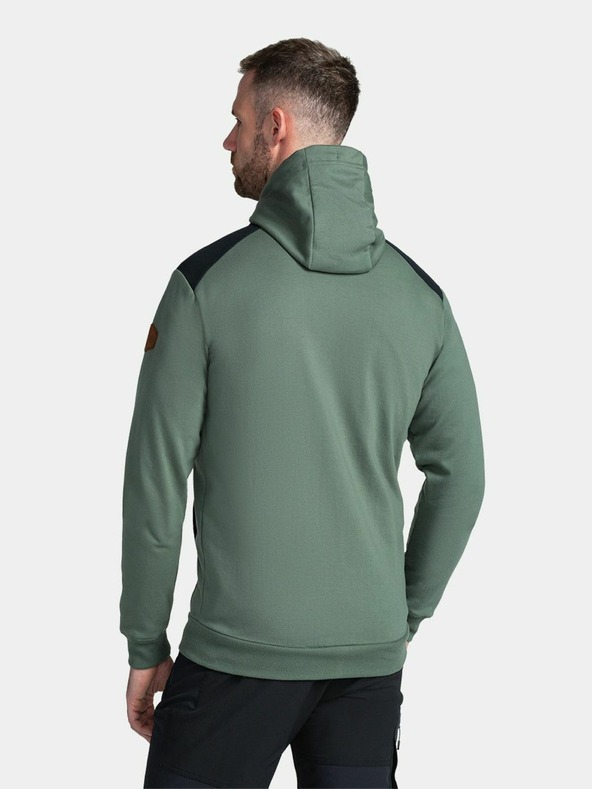 Kilpi Tmavě zelená pánská mikina Kilpi Adelan-M