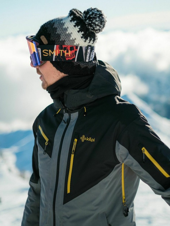 Kilpi Šedá pánská sportovní membránová bunda KILPI Hastar-M