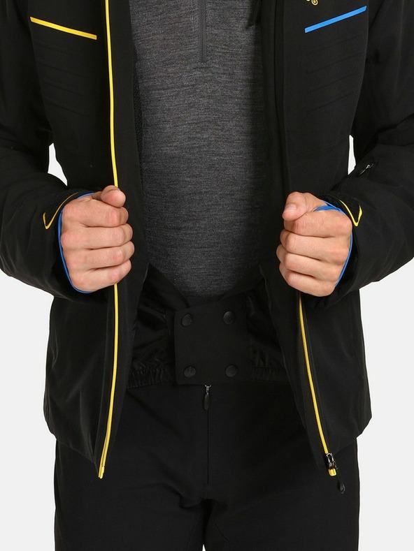 Kilpi Černá pánská lyžařská bunda Kilpi Killy-M