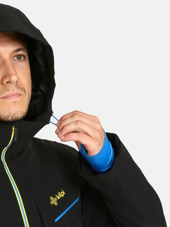 Kilpi Černá pánská lyžařská bunda Kilpi Killy-M