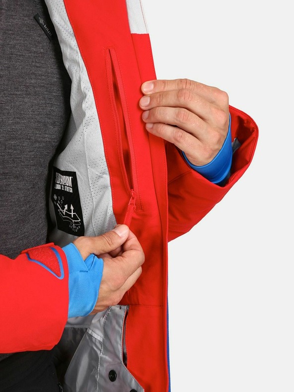 Kilpi Červená pánská lyžařská bunda Kilpi Killy-M