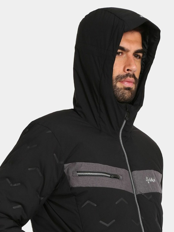 Kilpi Černá pánská lyžařská bunda Kilpi TEDDY-M