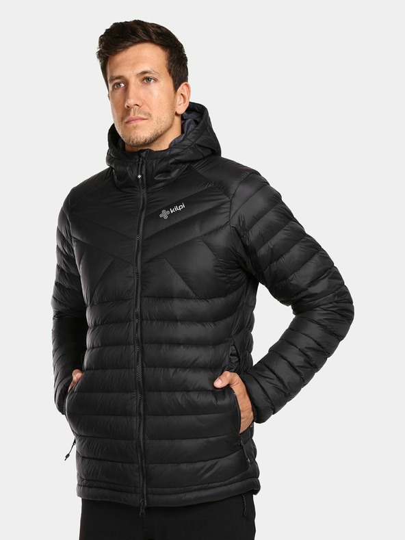 Kilpi Černá pánská péřová bunda Kilpi PYRAMIDEN-M
